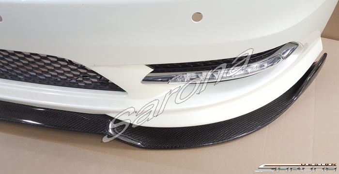 Custom Mercedes S Class  Sedan Front Lip/Splitter (2010 - 2013) - $950.00 (Part #MB-059-FA)